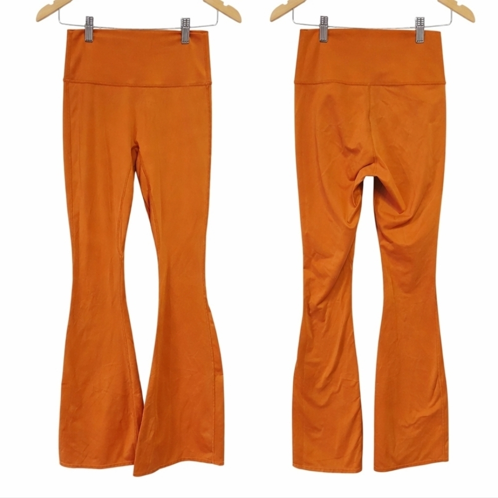 WellBeing + BeingWell Flare Leggings Orange Small